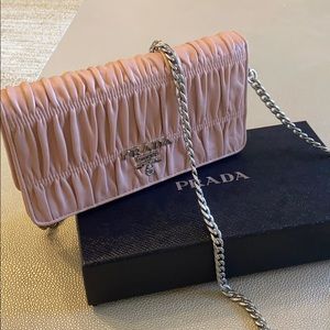 Prada pink crossbody mini Gaufre
